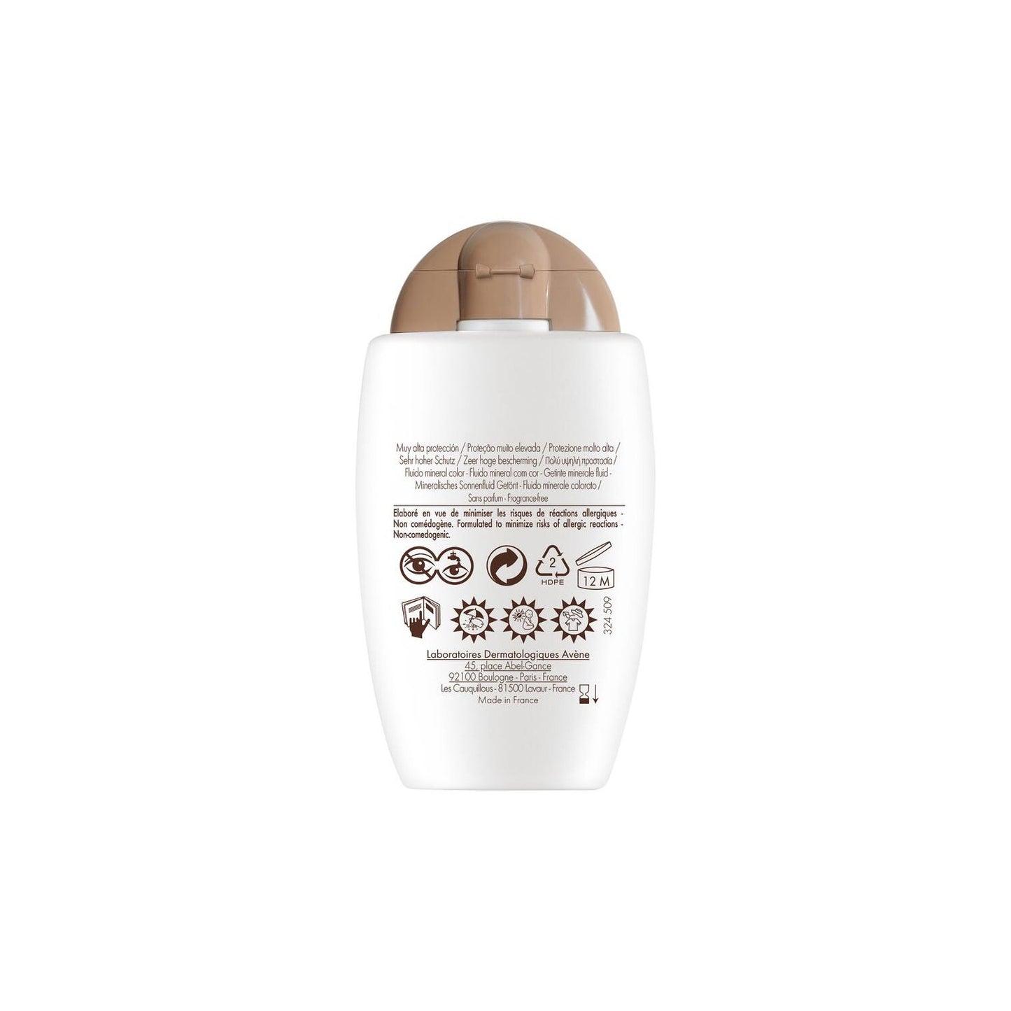 Avène Solar Fluido Mineral Color SPF50+ 40ml