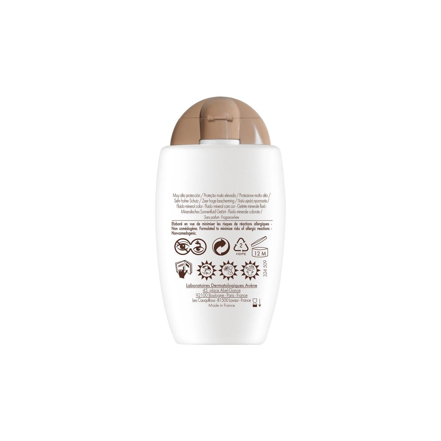 Avène Solar Fluido Mineral Color SPF50+ 40ml