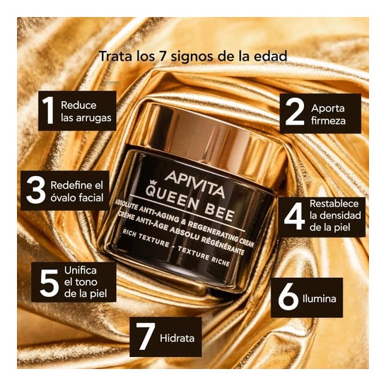 Apivita Queen Bee Crema Regeneradora Antiedad Absoluto Rica 50ml