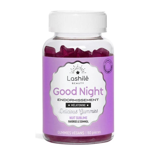Lashilé Good Night sin Azúcar 60 gummies