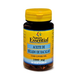 Nature Essential Aceite Hígado de Bacalao 1000mg 30 Perlas