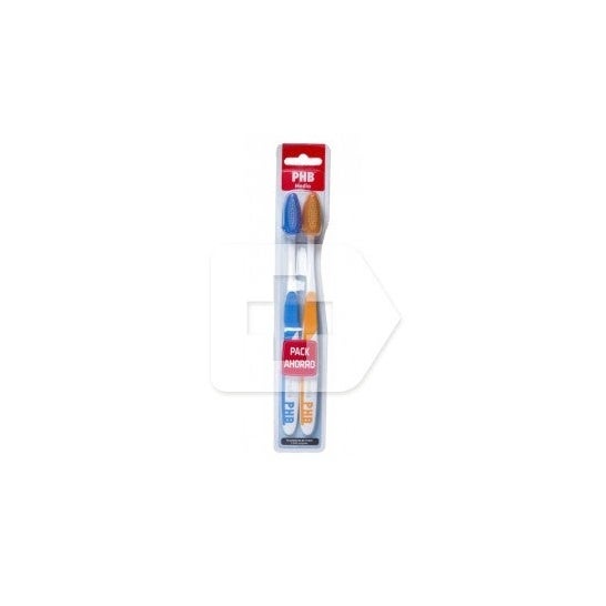 PHB Plus Cepillo Dental Medio Adulto 2uds