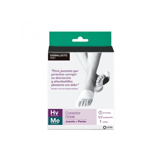 Farmalastic podo corrector doble T p derecho