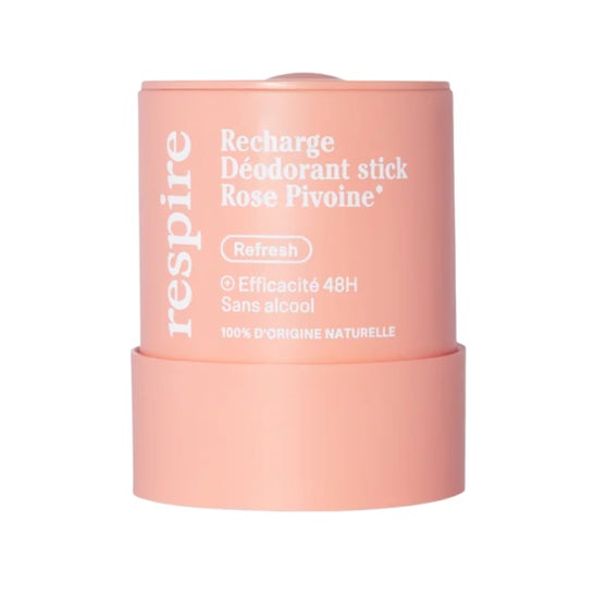 Respire Recarga Desodorante Stick Rosa Peonía 48h 50 g