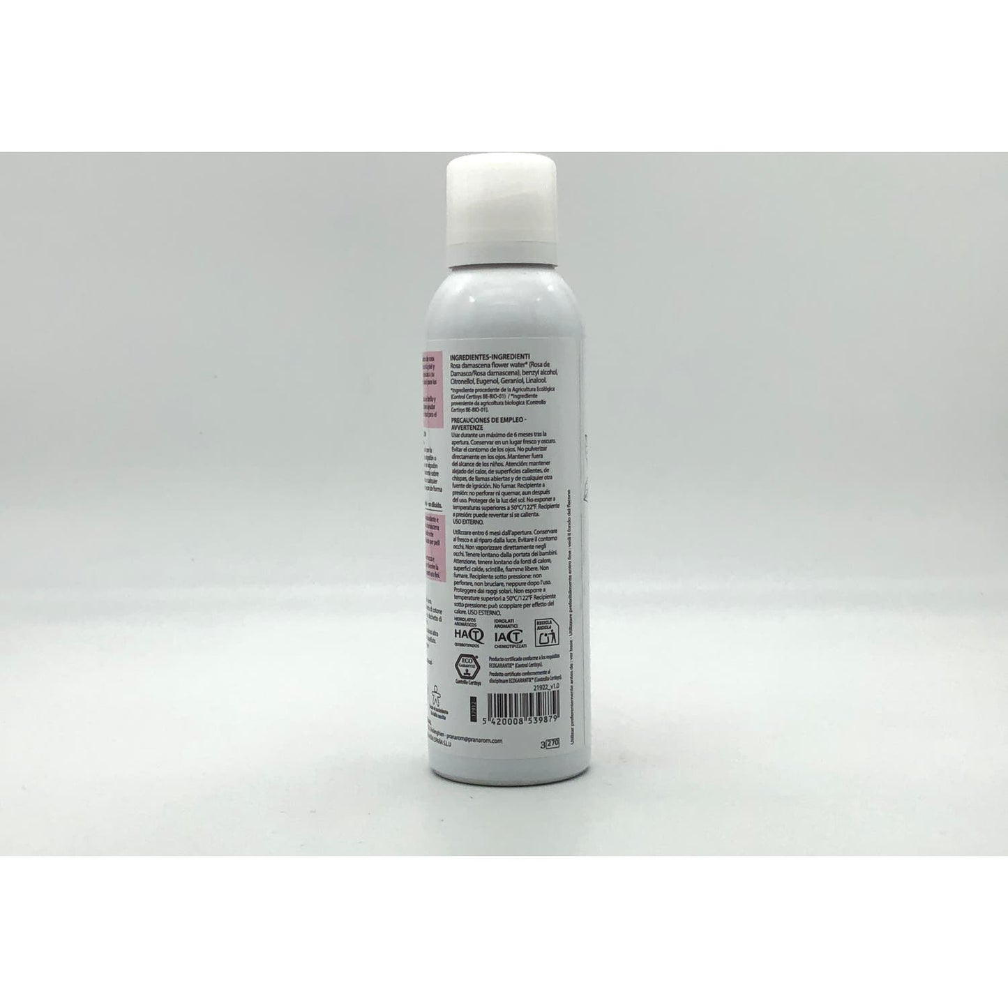 Pranarôm Hidrolato Rosa de Damasco BIO Spray 150ml