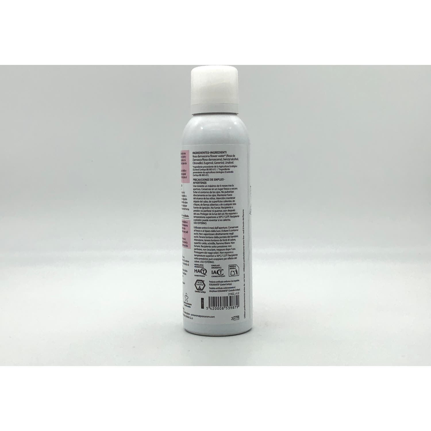 Pranarôm Hidrolato Rosa de Damasco BIO Spray 150ml