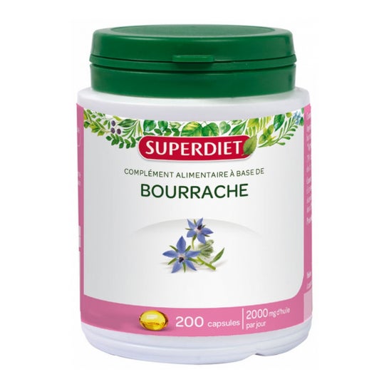 Superdiet Huile de Bourrache 200 caps