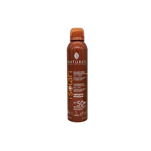 Nature's Solari Solare Spray Transparente Bambini SPF50+ 200ml