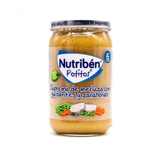 Nutriben Potito Merluza Con Guisantes 235Gr