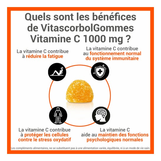 Vitascorbol Vitamine C 1000 mg 30gummies