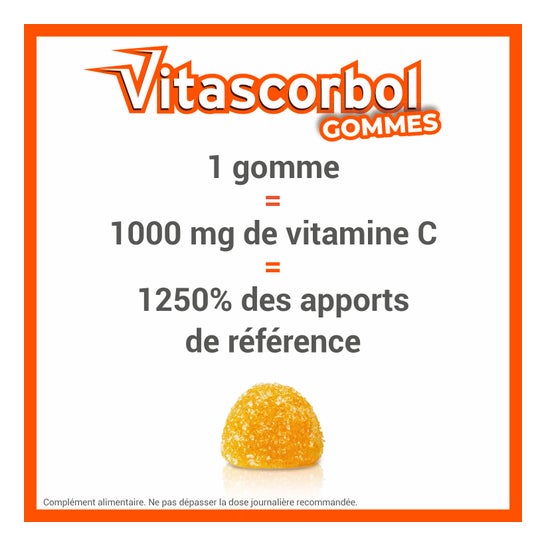 Vitascorbol Vitamine C 1000 mg 30gummies