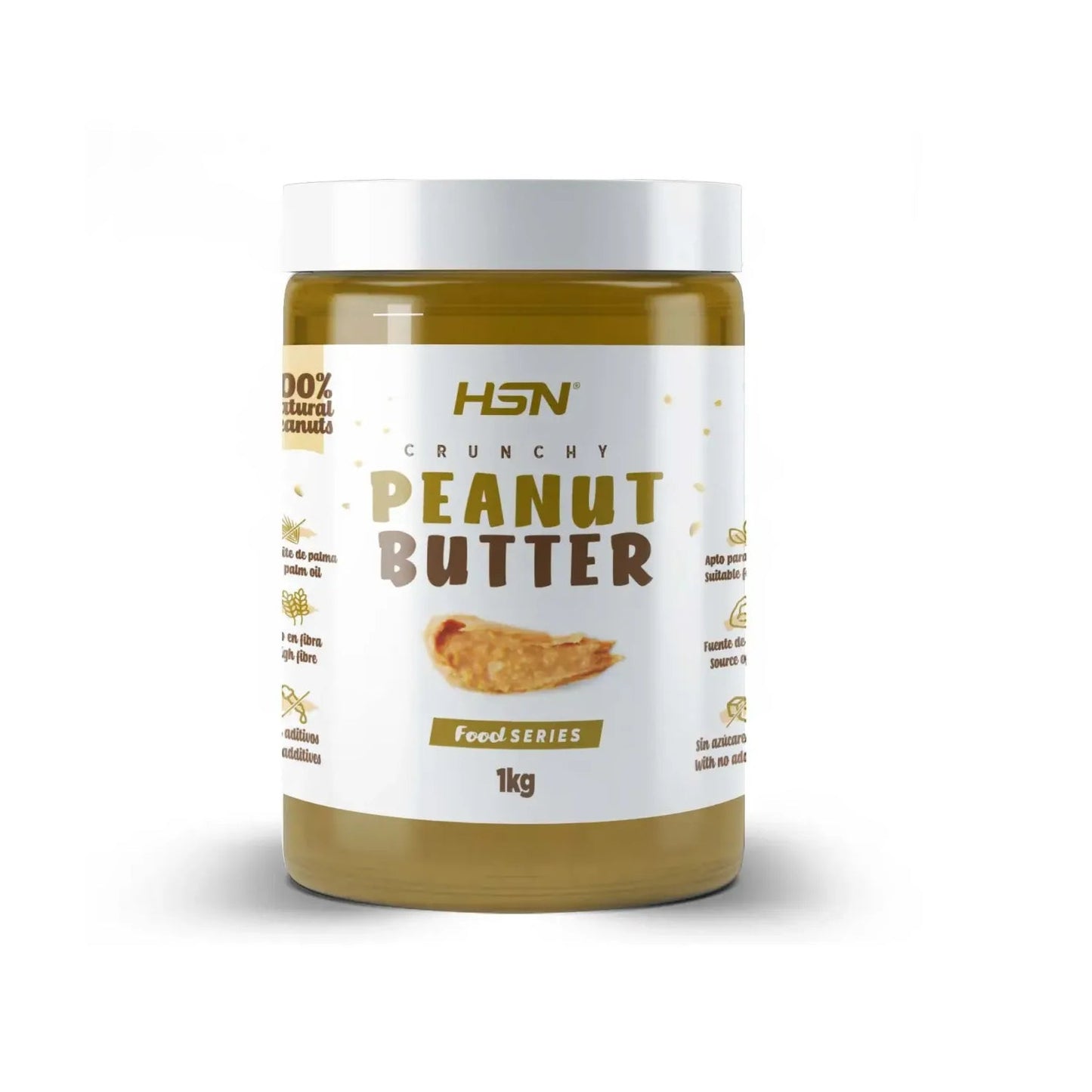 HSN Crema de Cacahuete Crujiente 1kg