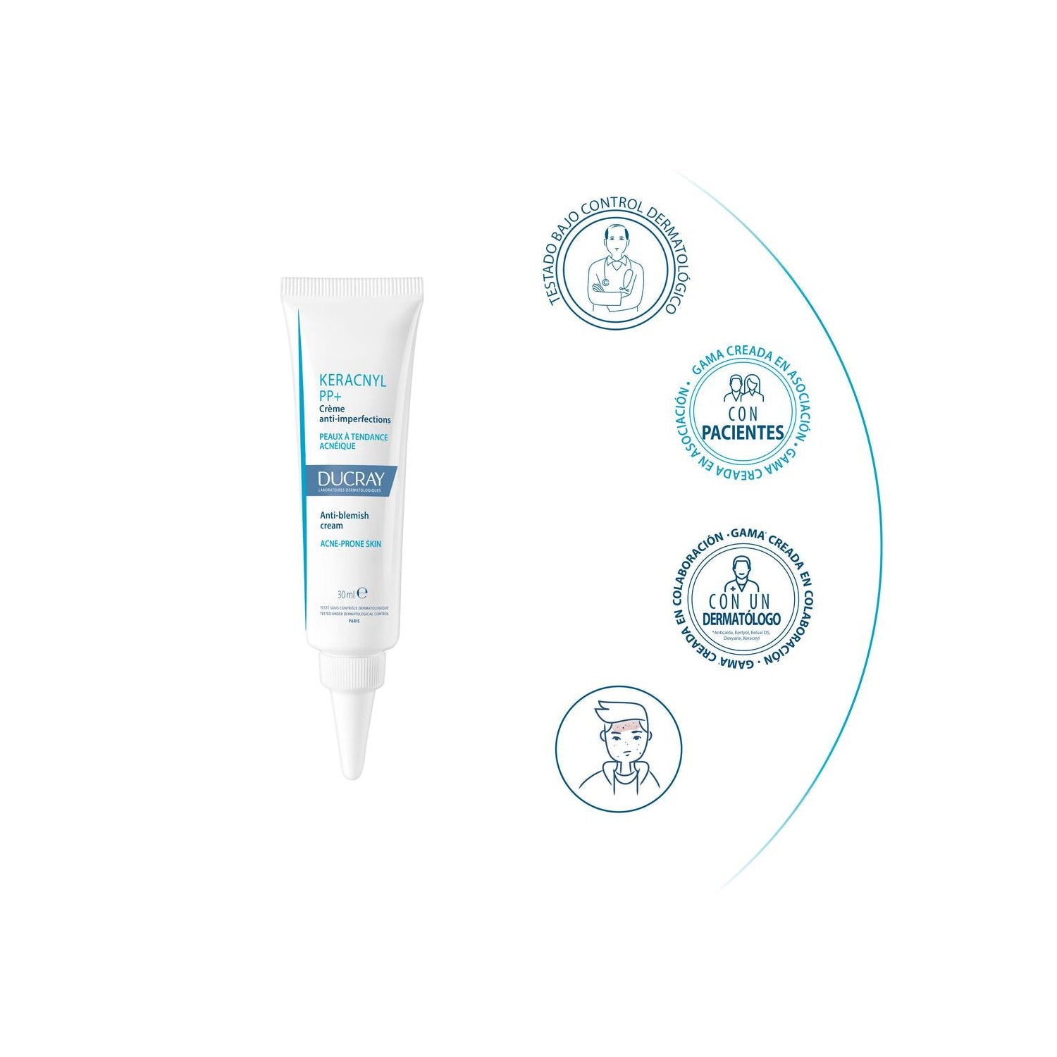 Ducray Keracnyl PP+ Crema Antimperfecciones 30ml