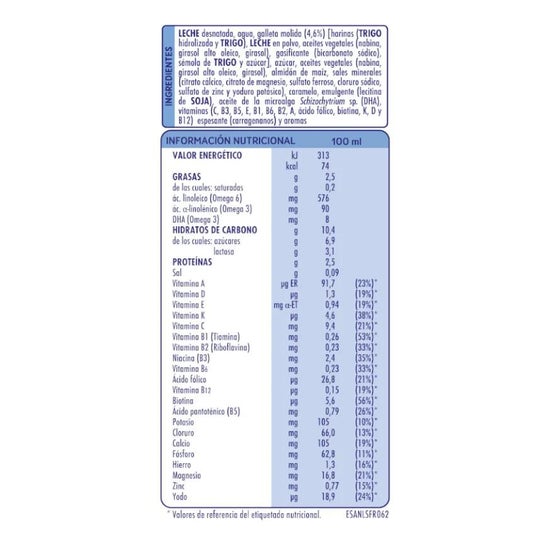 Nestlé Junior Crecimiento 3 con Galletas 1L