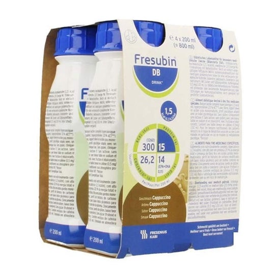 Fresubin DB Bebida Capuccino 4x200ml