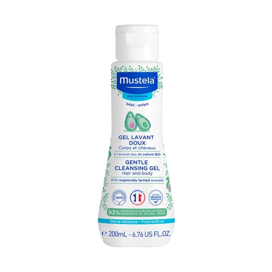 Mustela Gel de Baño Suave con Aguacate Bio 200ml