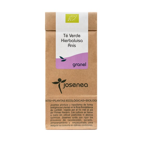 Josenea Té Verde Hierbaluisa Anís BIO a Granel 50g
