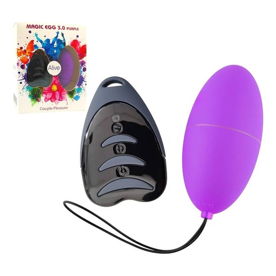 Alive Magic Egg 3.0 Huevo Vibrador Control Remoto Violeta 1ud