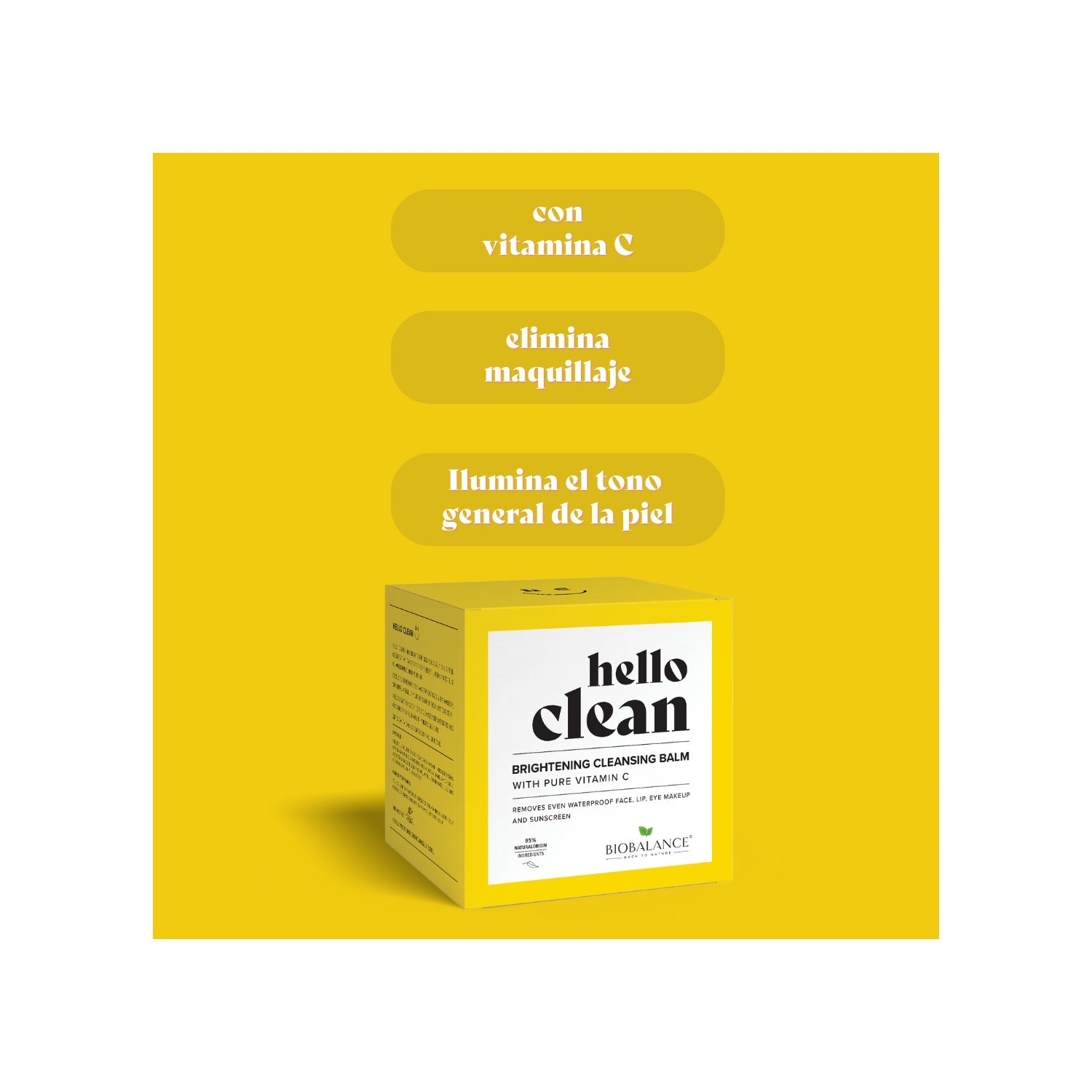 Hello Clean Bálsamo Limpiador iluminador con Vitamina C 100ml