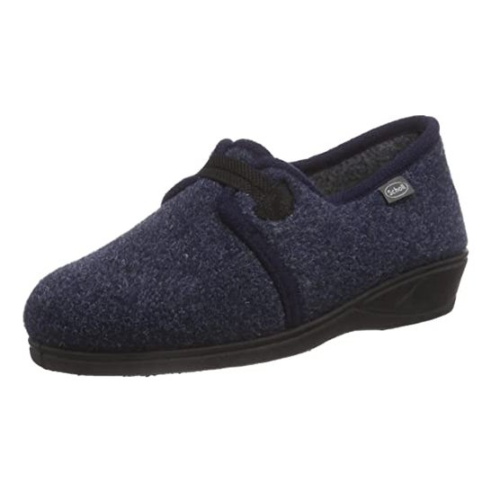 Scholl Sanya Pantufla Azul Oscuro Talla 35 1 Par