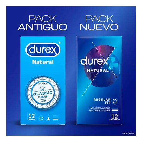 Durex Natural Preservativos 12uds