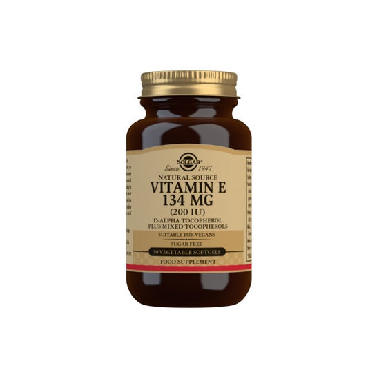 Solgar Vitamina E 200 UI 134 mg 50 perlas vegetales