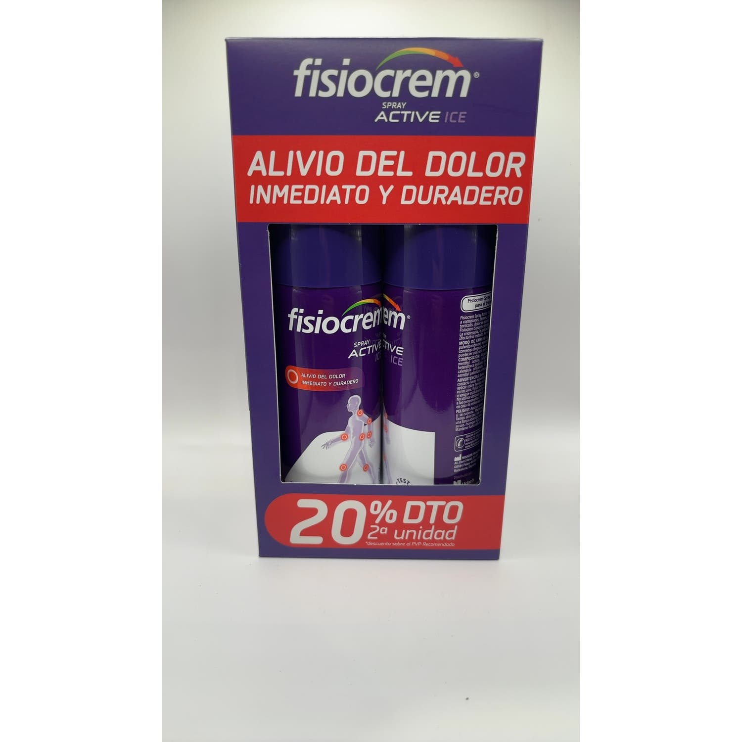 Fisiocrem Pack Spray Active Ice 2x150ml