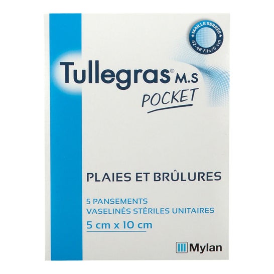 Tullegras M.S Pocket Box de 5 Apósitos 5 cm X 10 cm