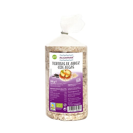 Algamar Tortitas de Arroz y Algas Bio 100 g