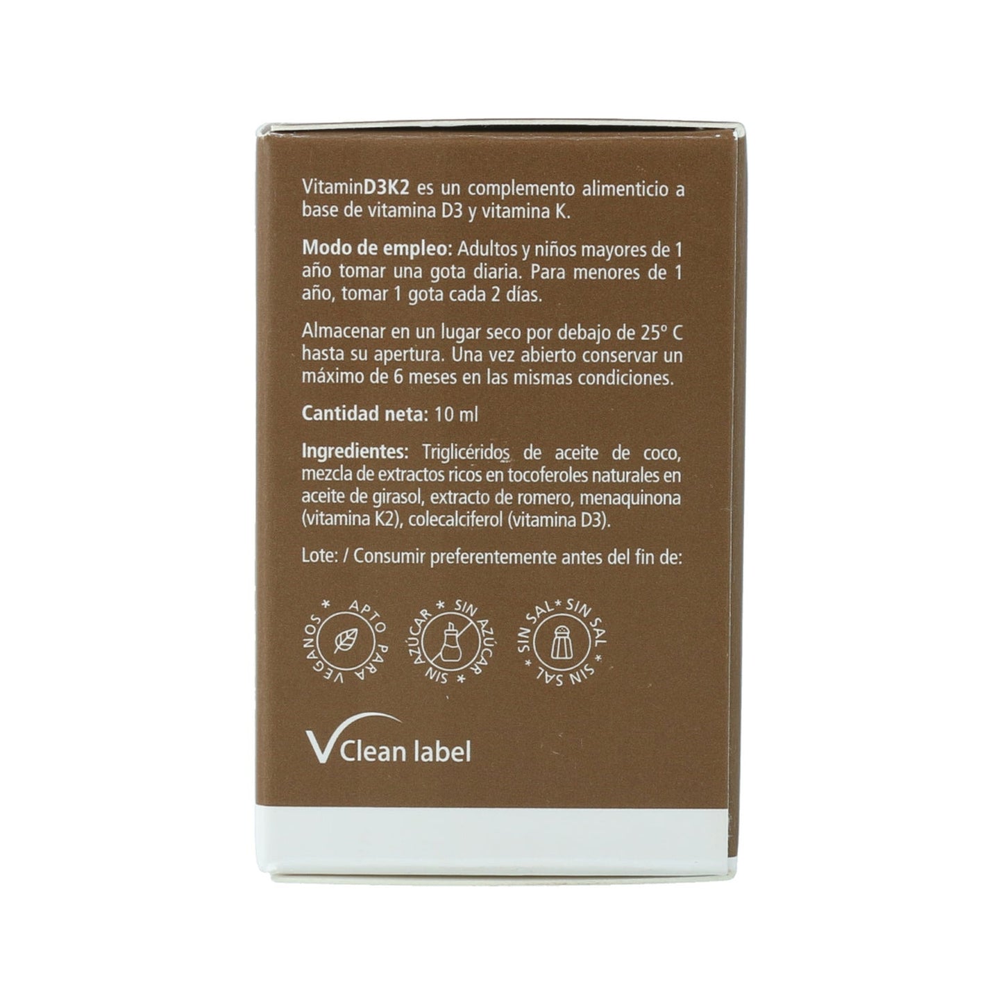 Vitae Vitamin D3K2 10ml