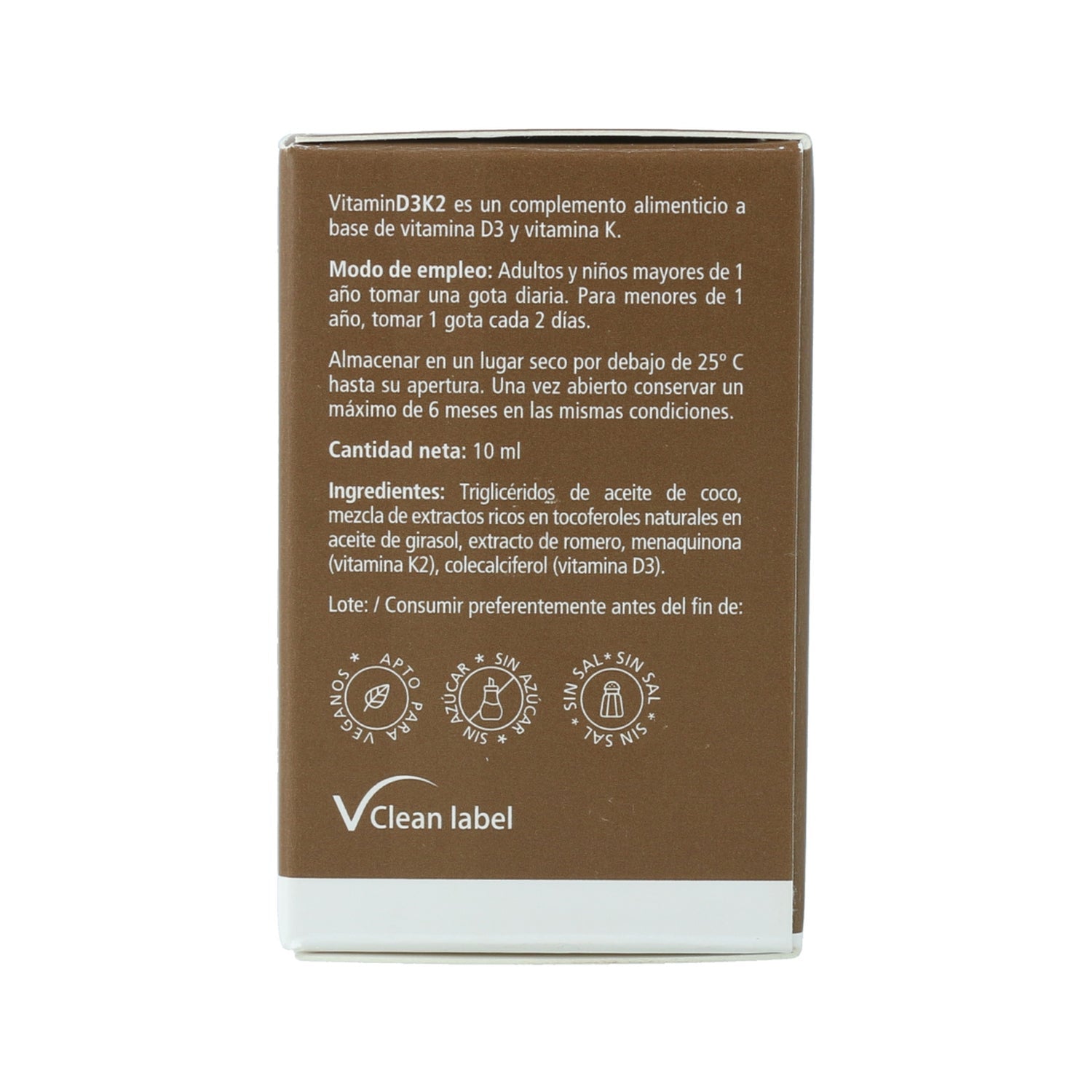 Vitae Vitamin D3K2 10ml