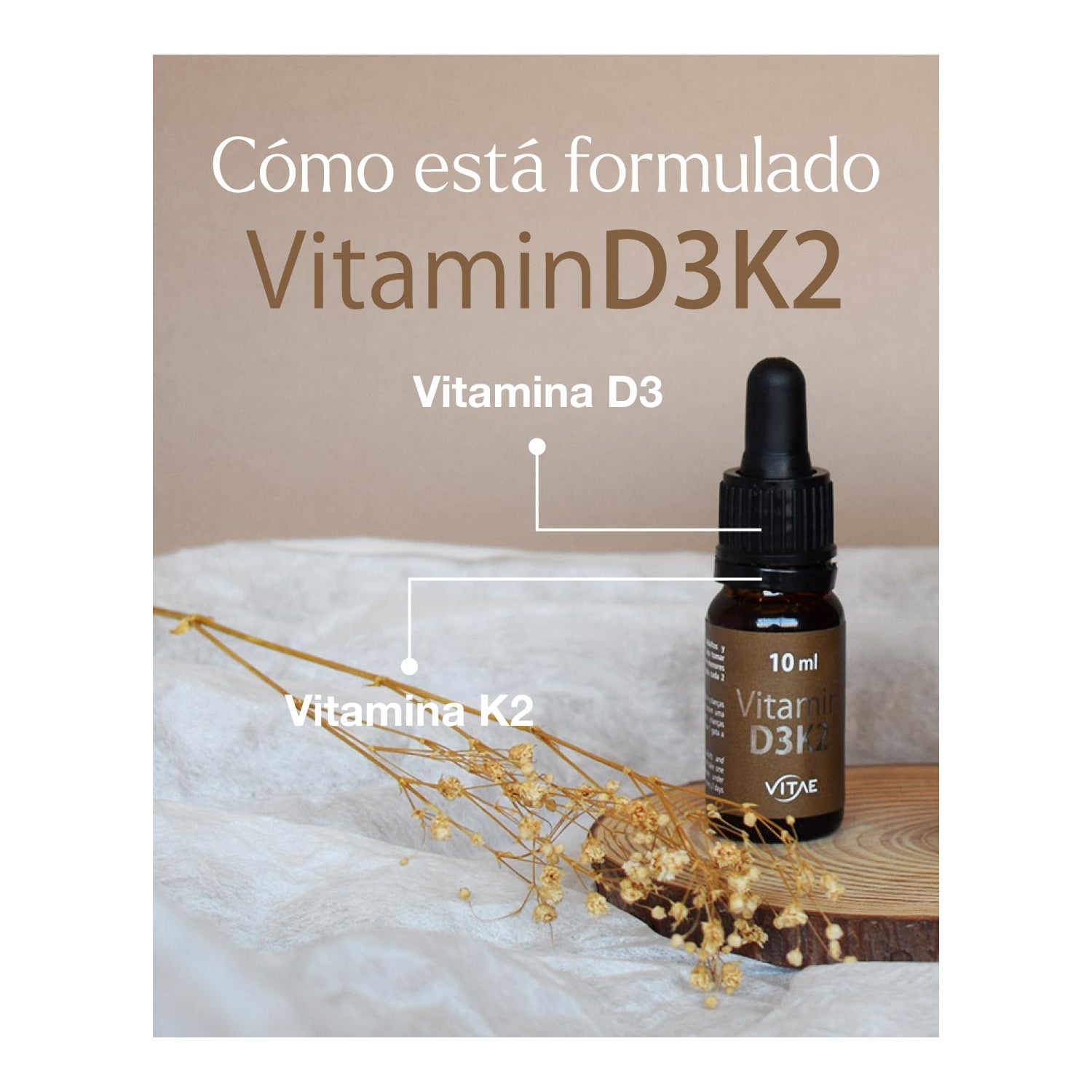 Vitae Vitamin D3K2 10ml
