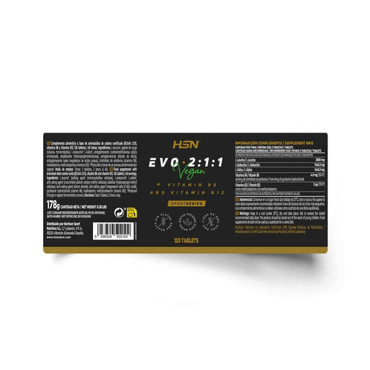 HSN Evo 2:1:1 BCAA's 2:1:1 + Vitaminas B6 y B12 120comp