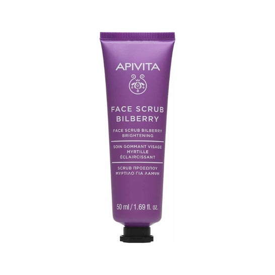 Apivita Brightening Face Scrub With Bilberry 50ml