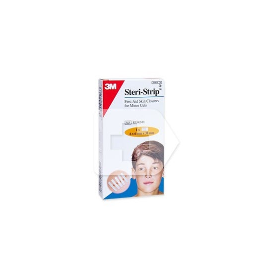 Steri Strip tiras de sutura cutánea 38mm x 6mm 20uds