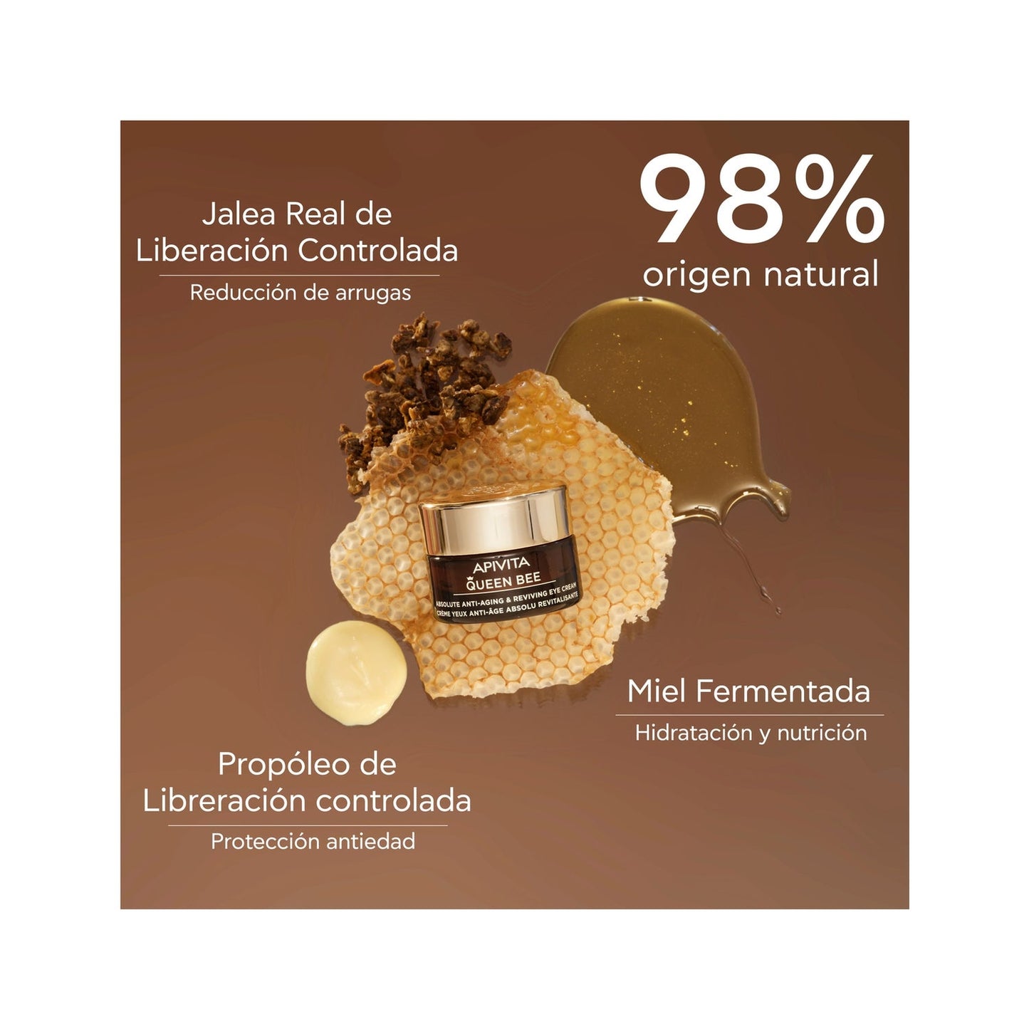 Apivita Queen Bee Absolute Anti-Aging & Reviving Eye Cream 15ml