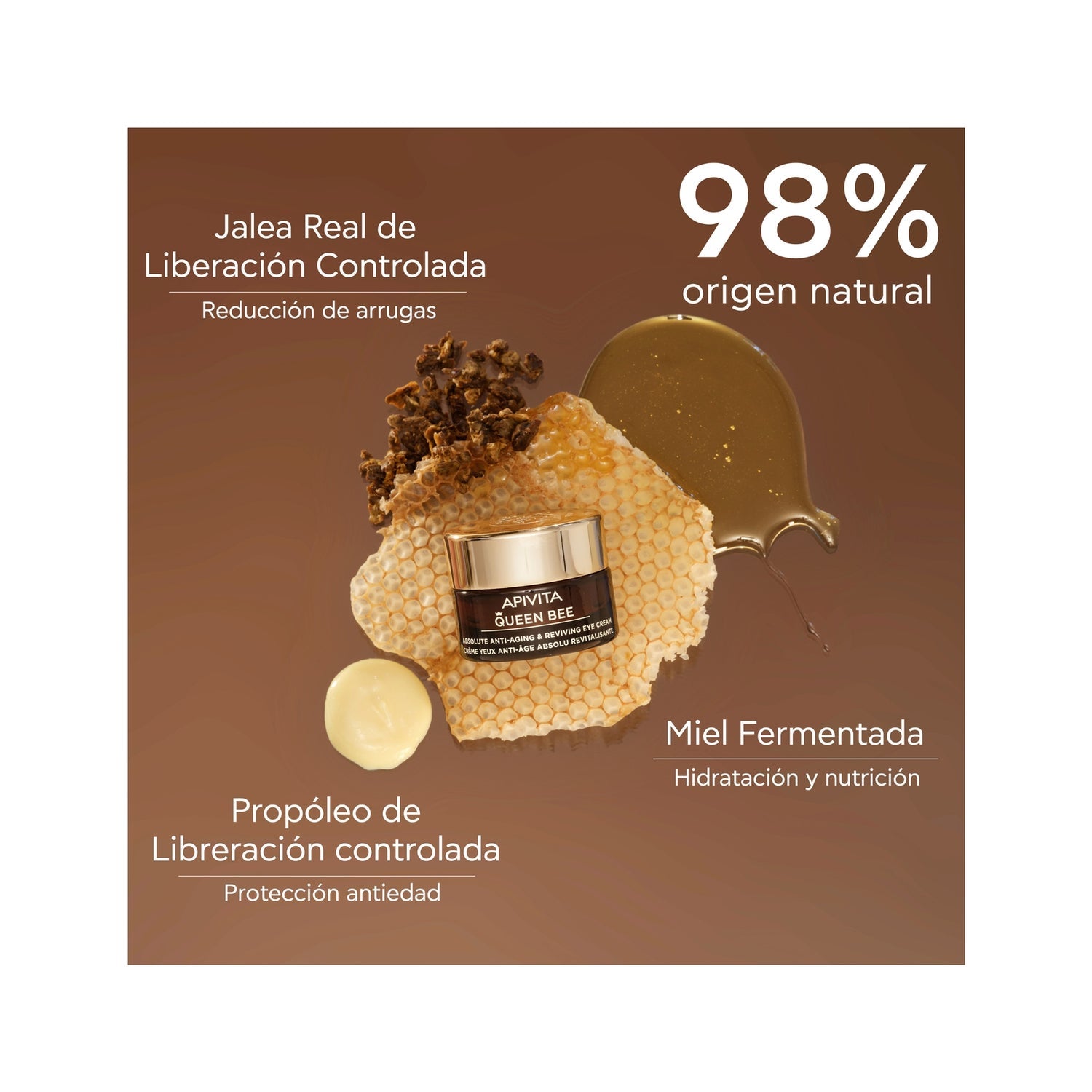 Apivita Queen Bee Absolute Anti-Aging & Reviving Eye Cream 15ml