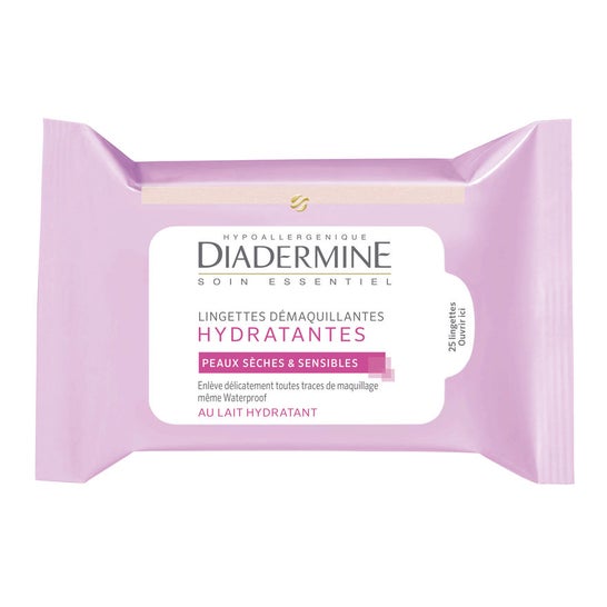 Diadermine Toallitas Desmaquillantes Hidratantes Piel Seca 25uds