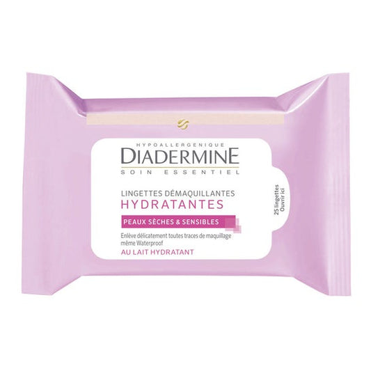 Diadermine Toallitas Desmaquillantes Hidratantes Piel Seca 25uds