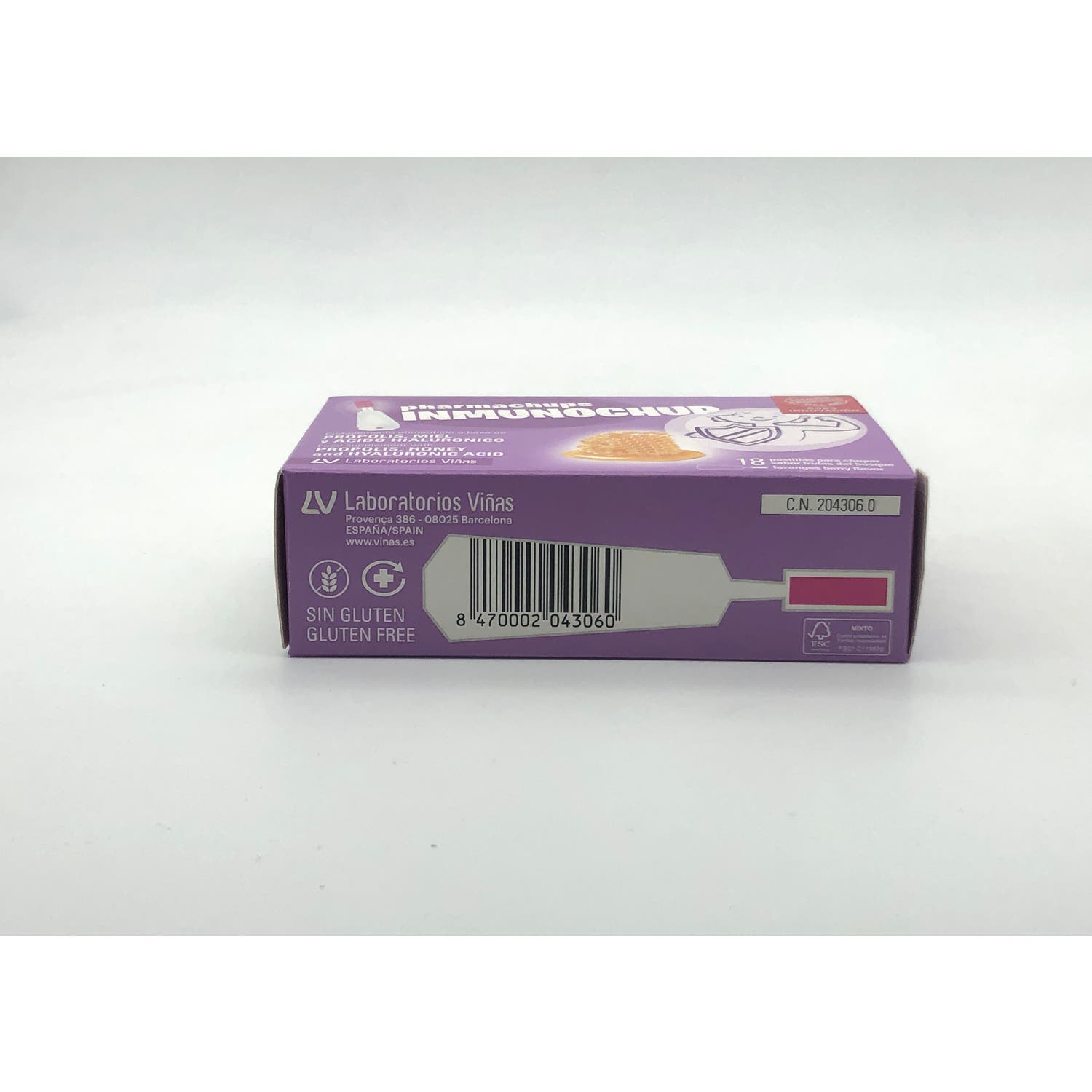 Pharmachups Inmunochup Frutas del Bosque 18uds