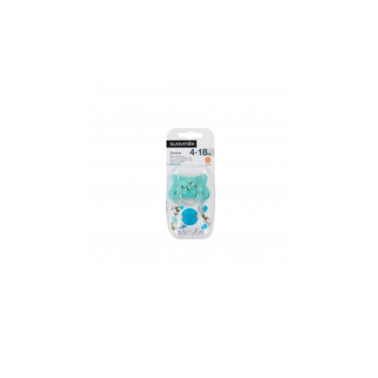 Suavinex Chupete Fusión Anatómico Silicona 4-18m 2 uds