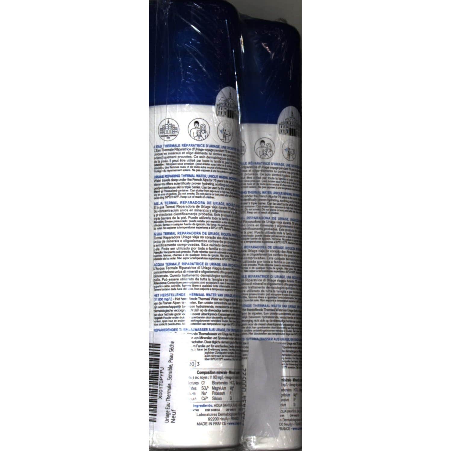 Uriage Agua Termal Spray 2x300ml