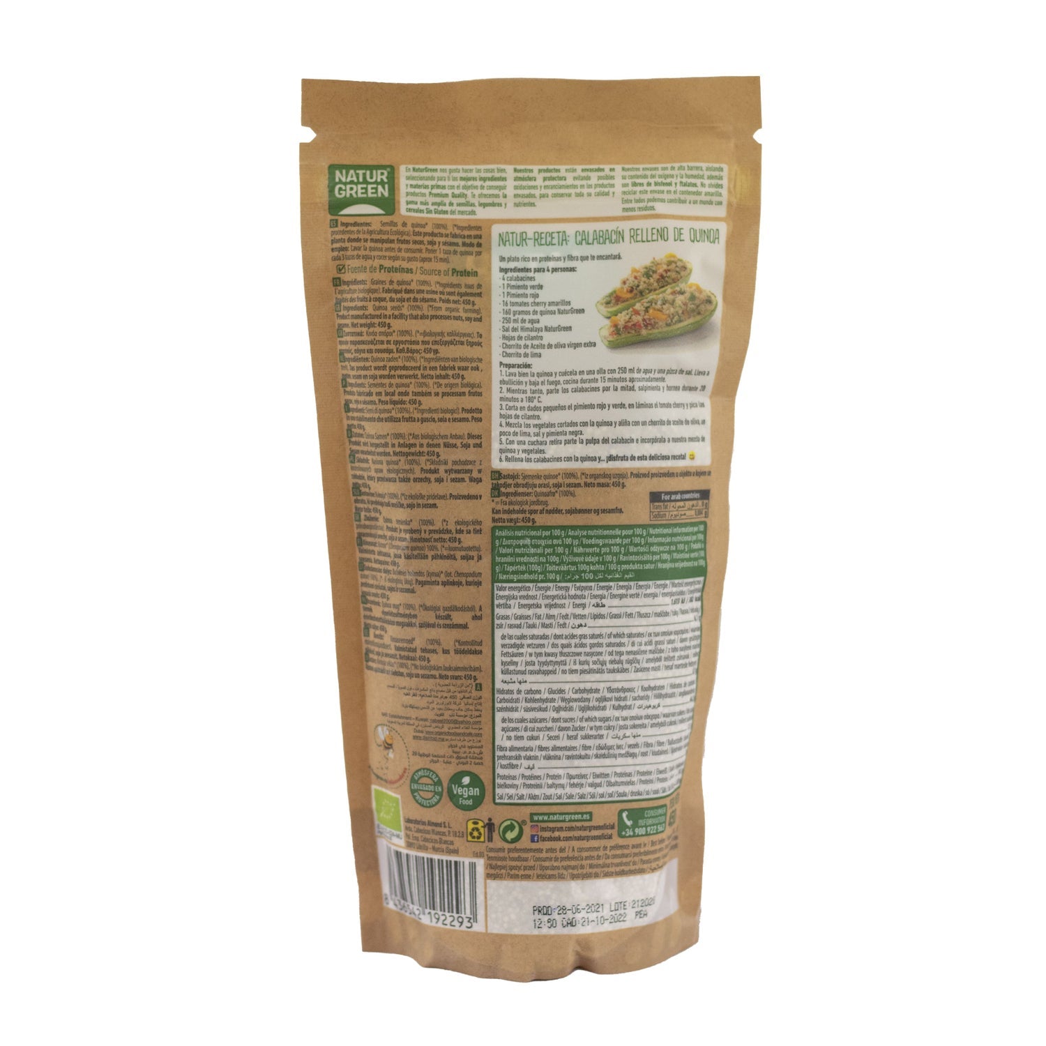 Naturgreen Quinoa Grano Bio 450 g