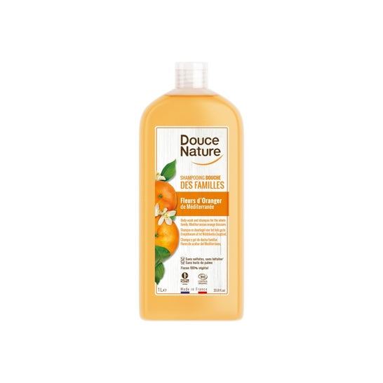 Douce Nature Champú gel Azahar Bio 1 L