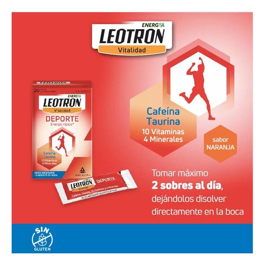Leotron Deporte bucodispersables 20 sobres