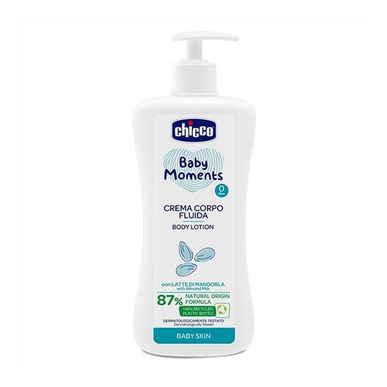 Chicco Baby Moments Crema Corporal Fluida 10595 500ml