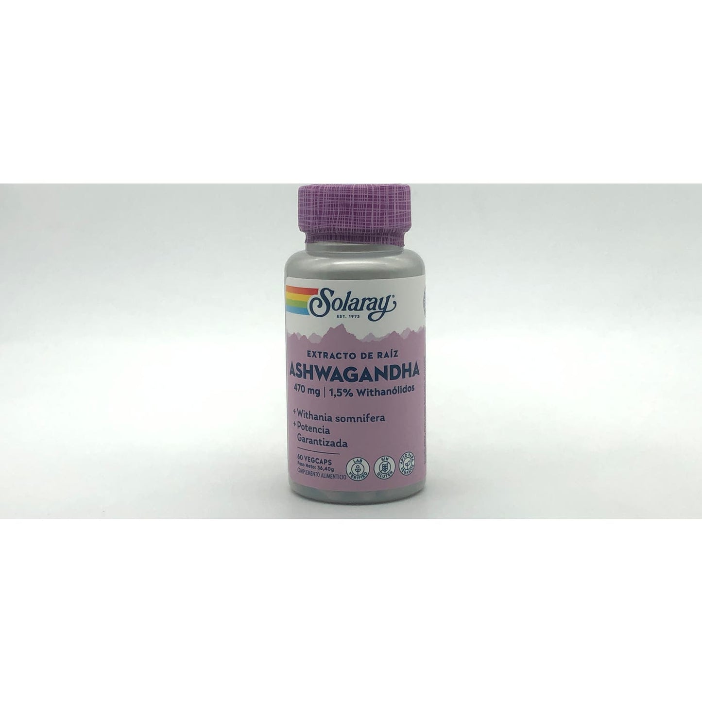 Solaray Extracto de Raíz Ashwagandha 470mg 60caps
