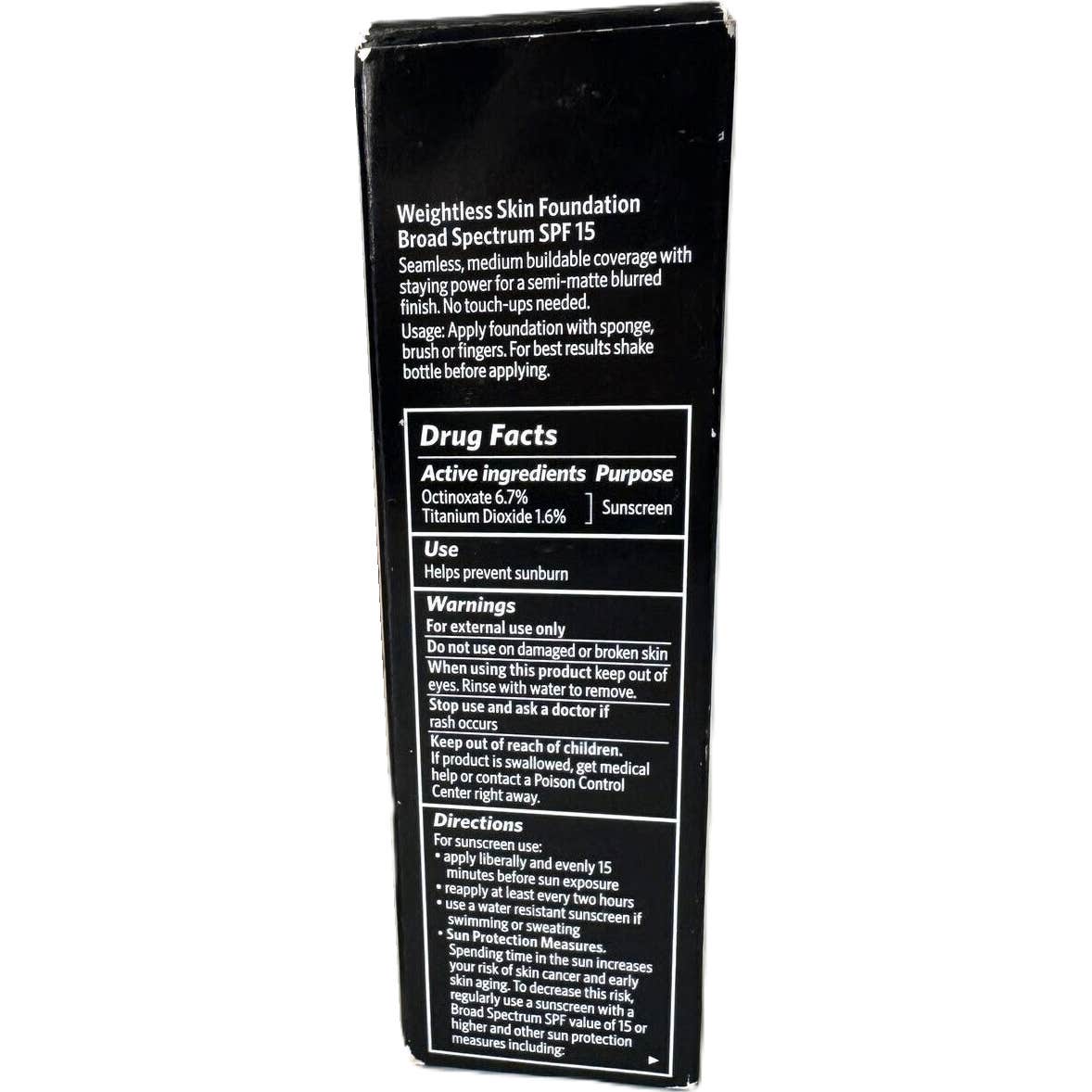 Bobbi Brown Weightless Skin Foundation Spf15 Warm Almond 30ml