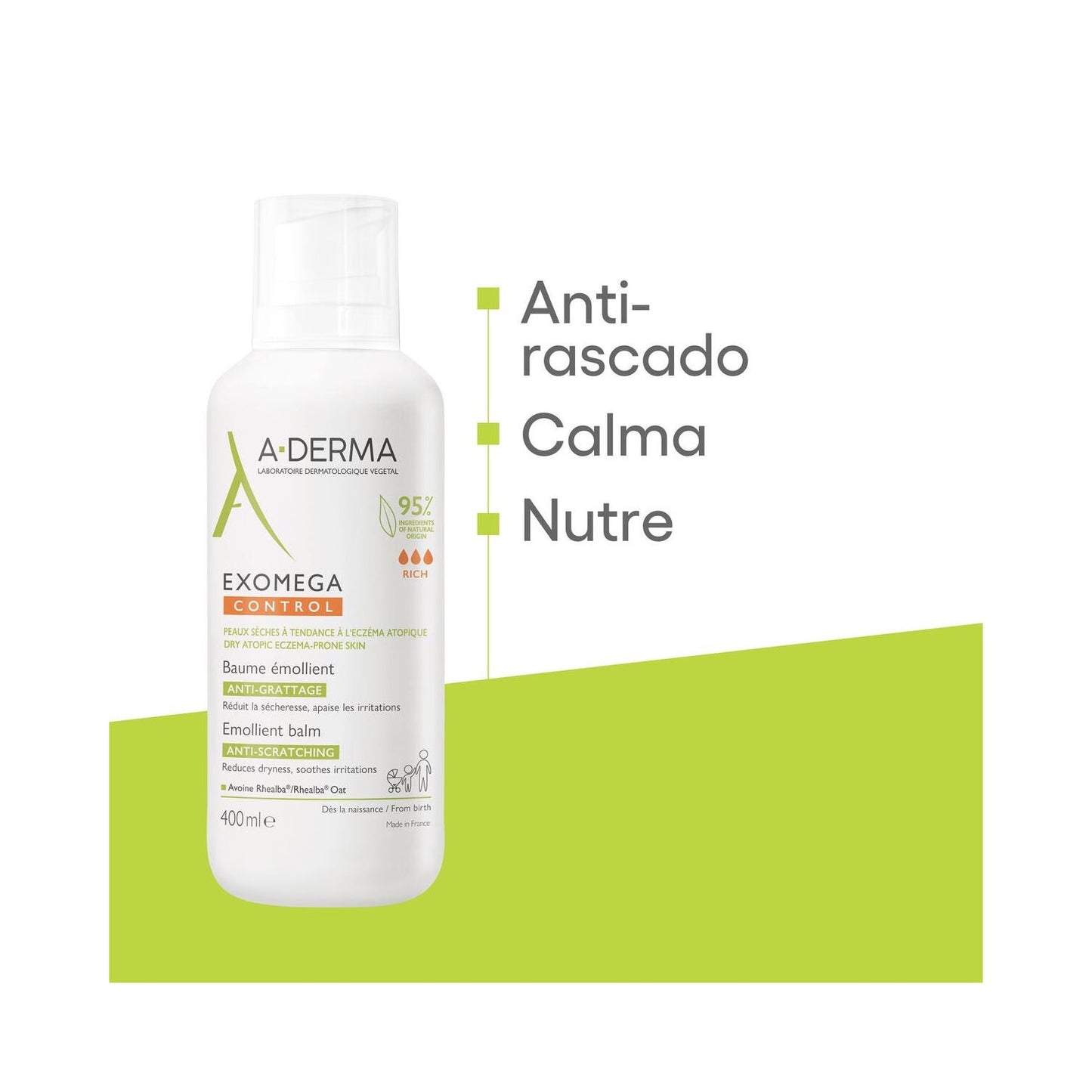 A-Derma Exomega Control Bálsamo Emoliente 400ml