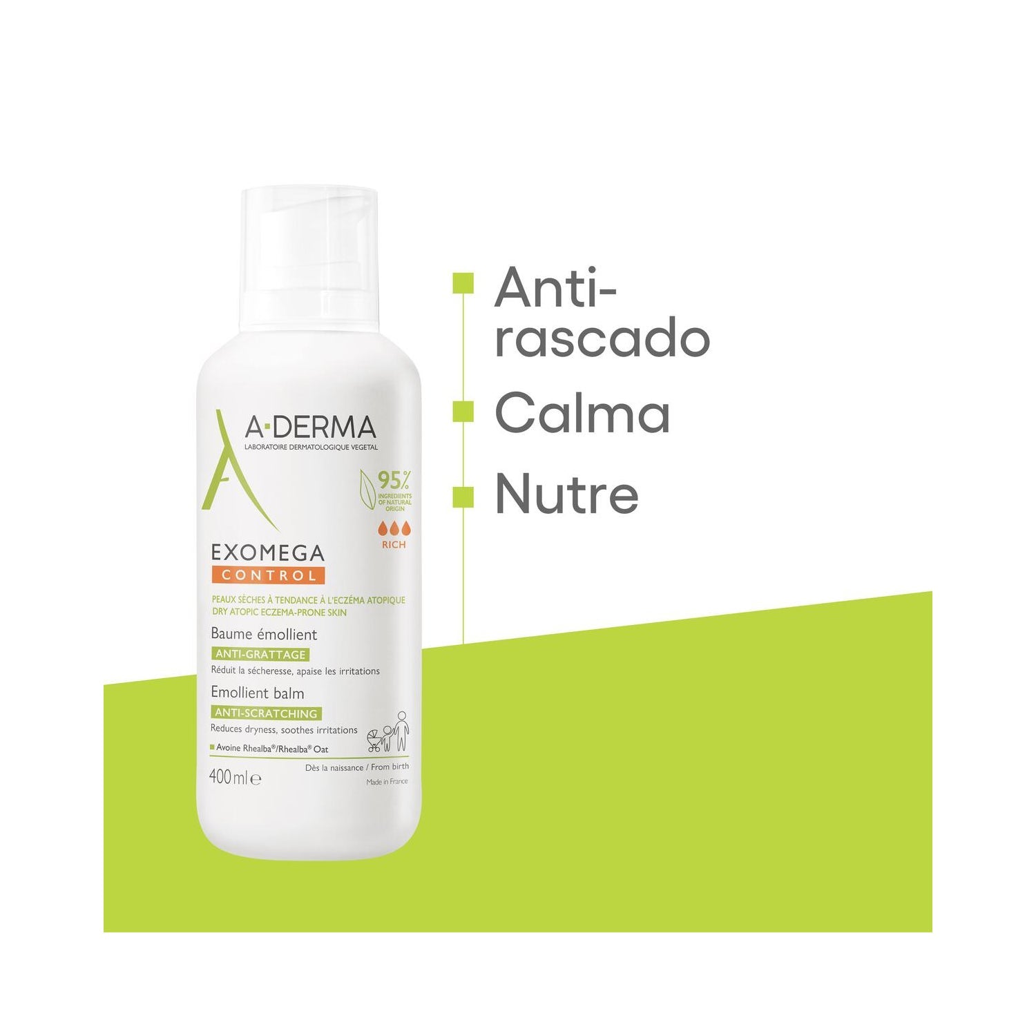 A-Derma Exomega Control Bálsamo Emoliente 400ml
